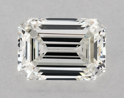 GIA 2.09 Carat F-VS1 Very Good Cut Emerald Lab-Grown Diamond