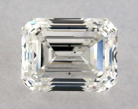 GIA 1.00 Carat H-VS2 Very Good Cut Emerald Diamond