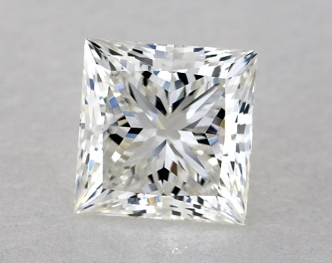 GIA 1.00 Carat H-VVS2 Ideal Cut Princess Diamond
