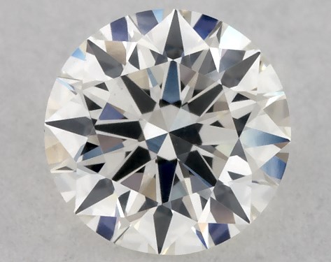 GIA 0.34 Carat H-SI1 Excellent Cut Round Diamond
