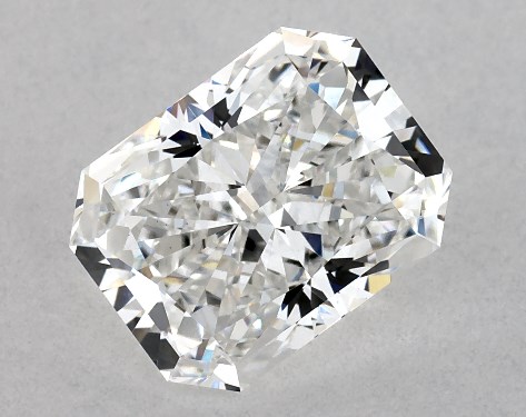 GIA 2.05 Carat E-VS1 Ideal Cut Radiant Lab-Grown Diamond