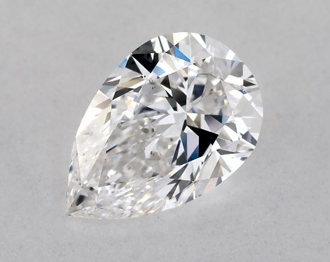 GIA 1.00 Carat D-VS2 Very Good Cut Pear Diamond