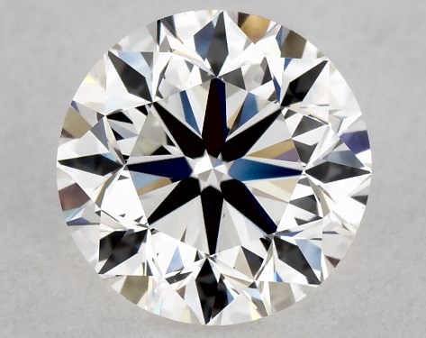 GIA 1.00 Carat H-VS1 Very Good Cut Round Diamond
