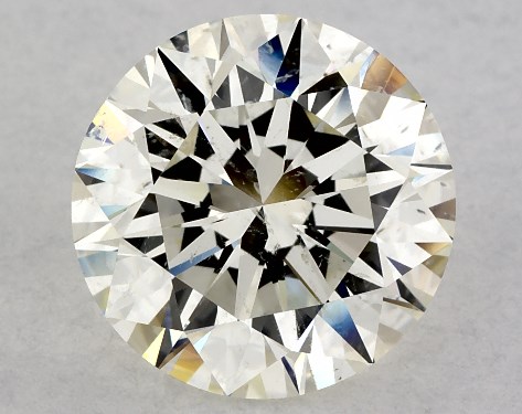 GIA 3.00 Carat K-SI2 Excellent Cut Round Diamond