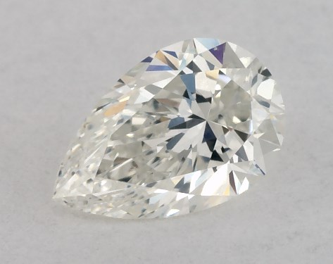 GIA 0.31 Carat H-SI1 Ideal Cut Pear Diamond