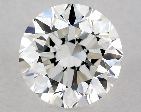 GIA 1.00 Carat H-VS1 Very Good Cut Round Diamond