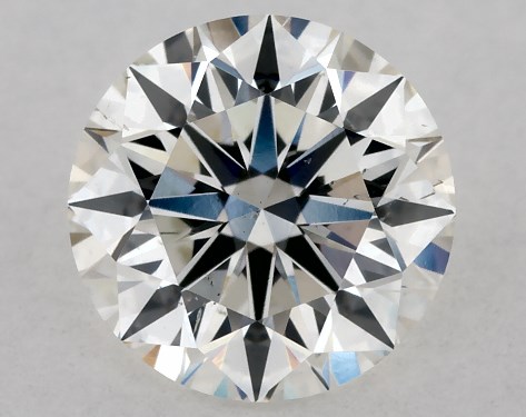 GIA 0.80 Carat H-SI1 Excellent Cut Round Diamond