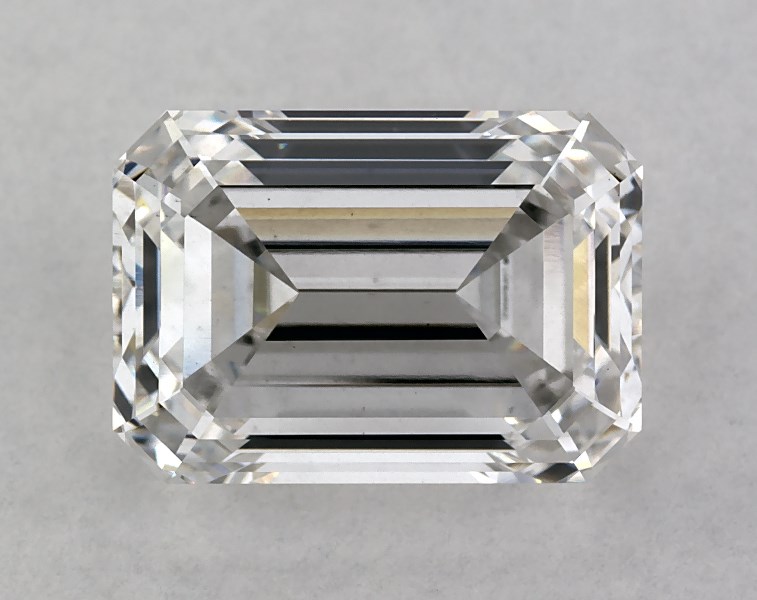 2.83 carat emerald diamond, G VS1