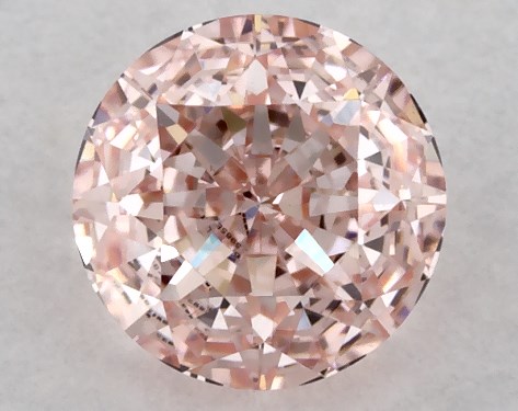 IGI 0.51 Carat Fancy Intense Pink-VVS2 Round Cut Lab-Grown Diamond