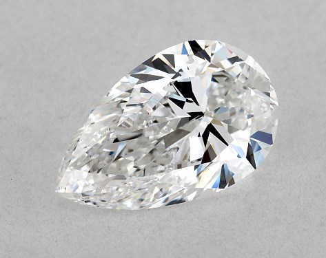 GIA 1.00 Carat E-VS1 Ideal Cut Pear Diamond