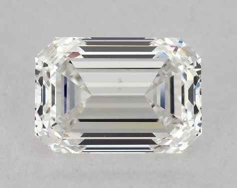 GIA 1.01 Carat H-VS2 Very Good Cut Emerald Diamond