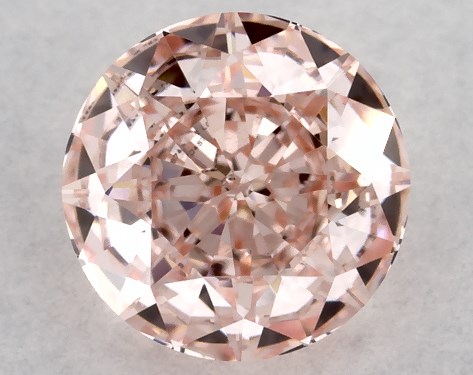 IGI 0.53 Carat Fancy Intense Pink-VS1 Round Cut Lab-Grown Diamond