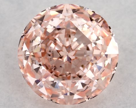 IGI 0.52 Carat Fancy Intense Pink-VS1 Round Cut Lab-Grown Diamond