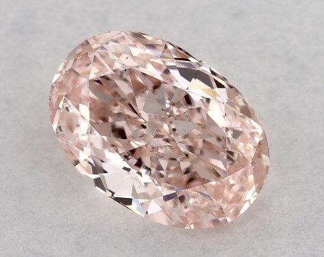 IGI 0.44 Carat Fancy Intense Pink-VS1 Oval Cut Lab-Grown Diamond
