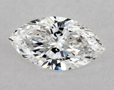 GIA 1.00 Carat F-VS2 Very Good Cut Marquise Diamond
