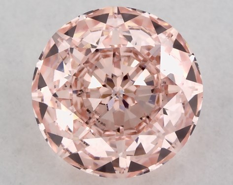 IGI 0.52 Carat Fancy Intense Pink-VS1 Round Cut Lab-Grown Diamond