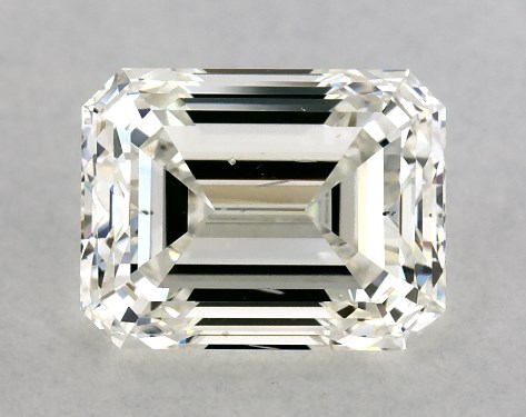 GIA 1.50 Carat K-SI1 Good Cut Emerald Diamond