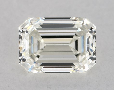 GIA 0.50 Carat J-SI2 Very Good Cut Emerald Diamond