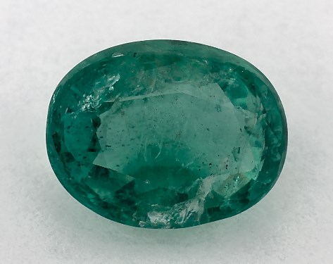 2.00 Carat Oval Natural Green Emerald