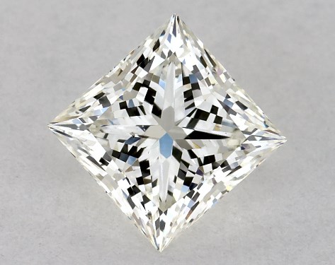 GIA 1.00 Carat K-SI1 Ideal Cut Princess Diamond