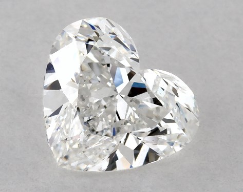 GIA 1.00 Carat E-VS2 Very Good Cut Heart Diamond