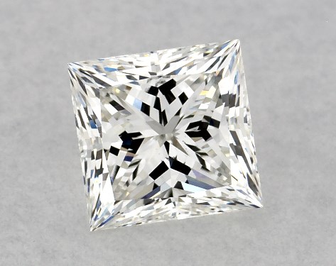 GIA 1.01 Carat H-VS2 Ideal Cut Princess Natural Diamond