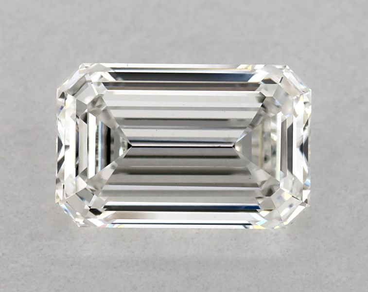 0.88 carat emerald diamond, F VS1