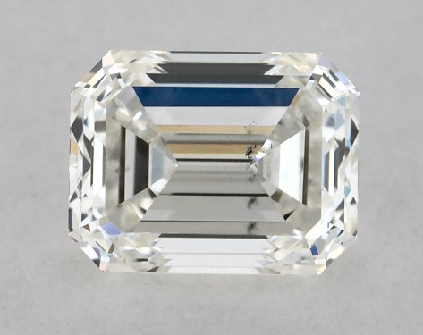 GIA 0.50 Carat I-SI1 Good Cut Emerald Diamond