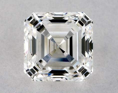 GIA 1.02 Carat H-VS1 Very Good Cut Asscher Diamond