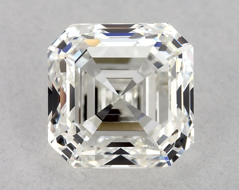 GIA 1.00 Carat H-VS2 Very Good Cut Asscher Diamond