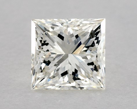 GIA 1.50 Carat K-SI2 Good Cut Princess Diamond