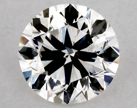 GIA 1.00 Carat H-SI2 Very Good Cut Round Diamond