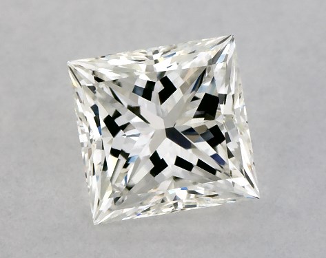 GIA 1.01 Carat H-VS2 Ideal Cut Princess Diamond