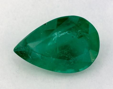 2.01 Carat Pear Natural Green Emerald