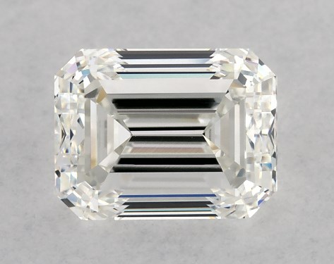 GIA 1.00 Carat H-VVS2 Very Good Cut Emerald Diamond