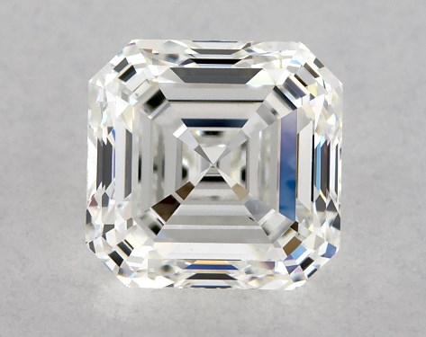 GIA 1.00 Carat H-VS2 Very Good Cut Asscher Diamond
