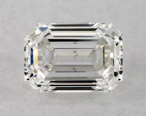 GIA 0.30 Carat G-SI2 Very Good Cut Emerald Diamond