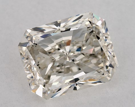GIA 1.50 Carat K-SI1 Ideal Cut Radiant Diamond