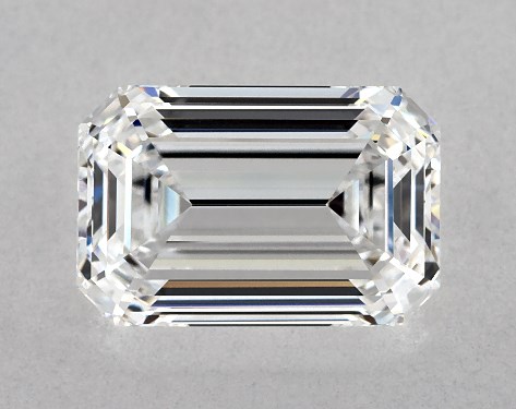 GIA 2.51 Carat D-VVS1 Ideal Cut Emerald Diamond