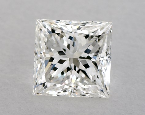 GIA 1.02 Carat H-VS1 Ideal Cut Princess Diamond