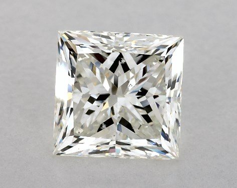 GIA 3.00 Carat J-SI1 Very Good Cut Princess Diamond
