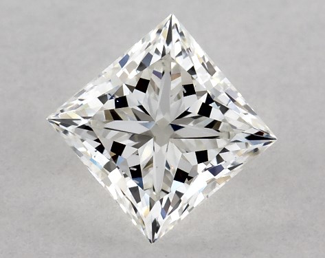 GIA 0.50 Carat I-SI1 Ideal Cut Princess Diamond