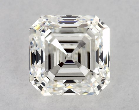 GIA 1.00 Carat H-VVS2 Very Good Cut Asscher Diamond