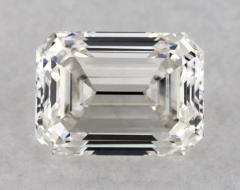 GIA 1.00 Carat G-VS2 Very Good Cut Emerald Diamond