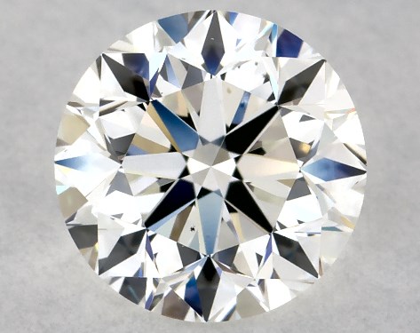 GIA 1.00 Carat H-VS2 Very Good Cut Round Diamond