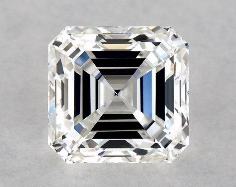 GIA 1.00 Carat H-VS2 Very Good Cut Asscher Diamond