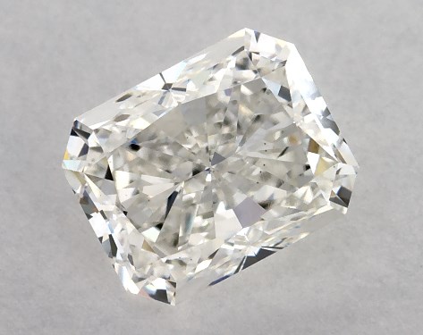 GIA 1.00 Carat G-VS2 Ideal Cut Radiant Diamond