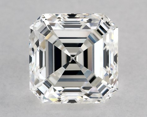 GIA 1.00 Carat H-VS2 Very Good Cut Asscher Diamond