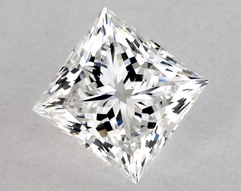 GIA 1.02 Carat F-VS2 Ideal Cut Princess Diamond