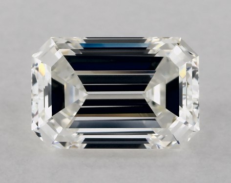 GIA 1.00 Carat H-VVS2 Very Good Cut Emerald Diamond
